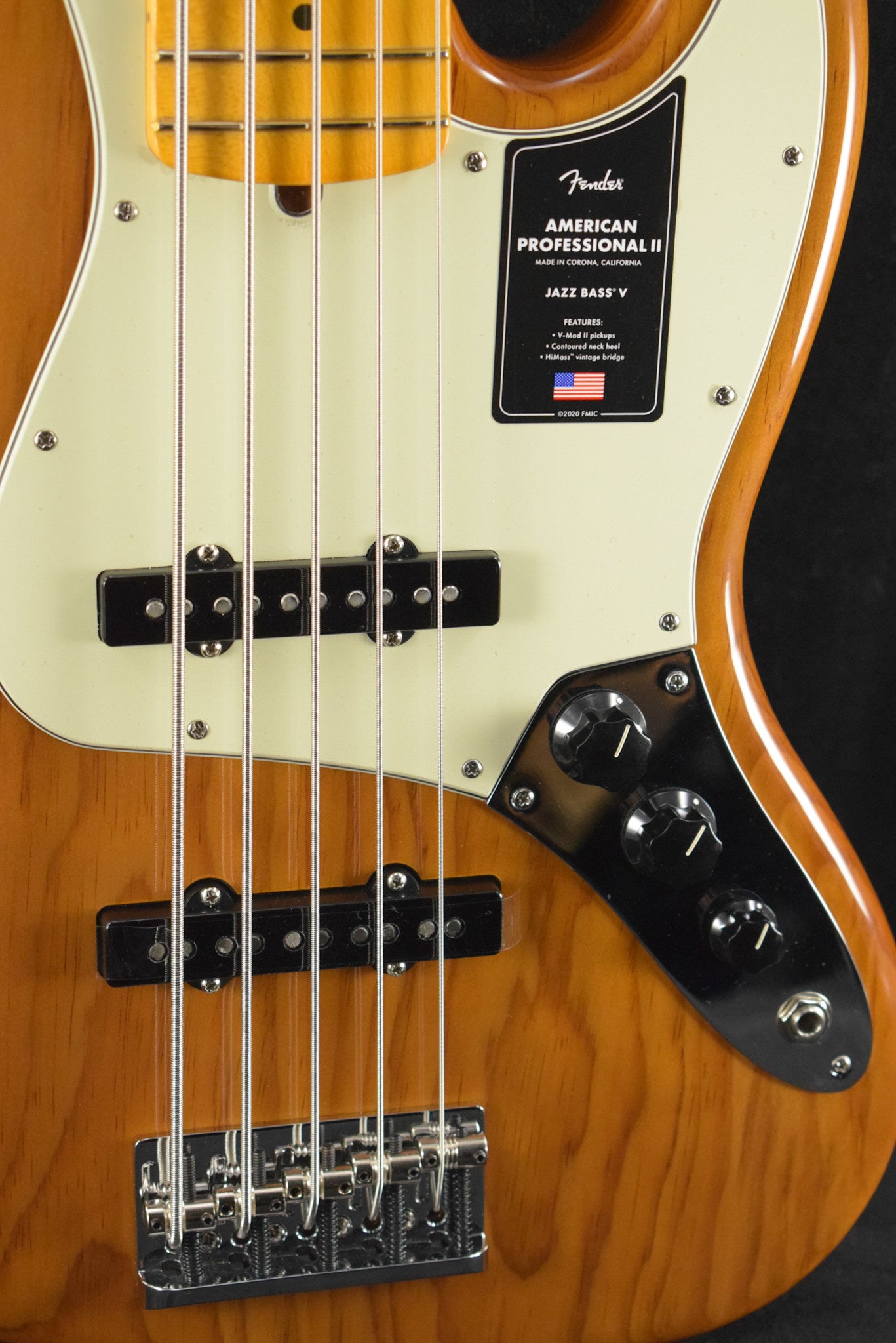 Fender American Professional II Jazz Bass V Roasted Pine Maple Fingerboard