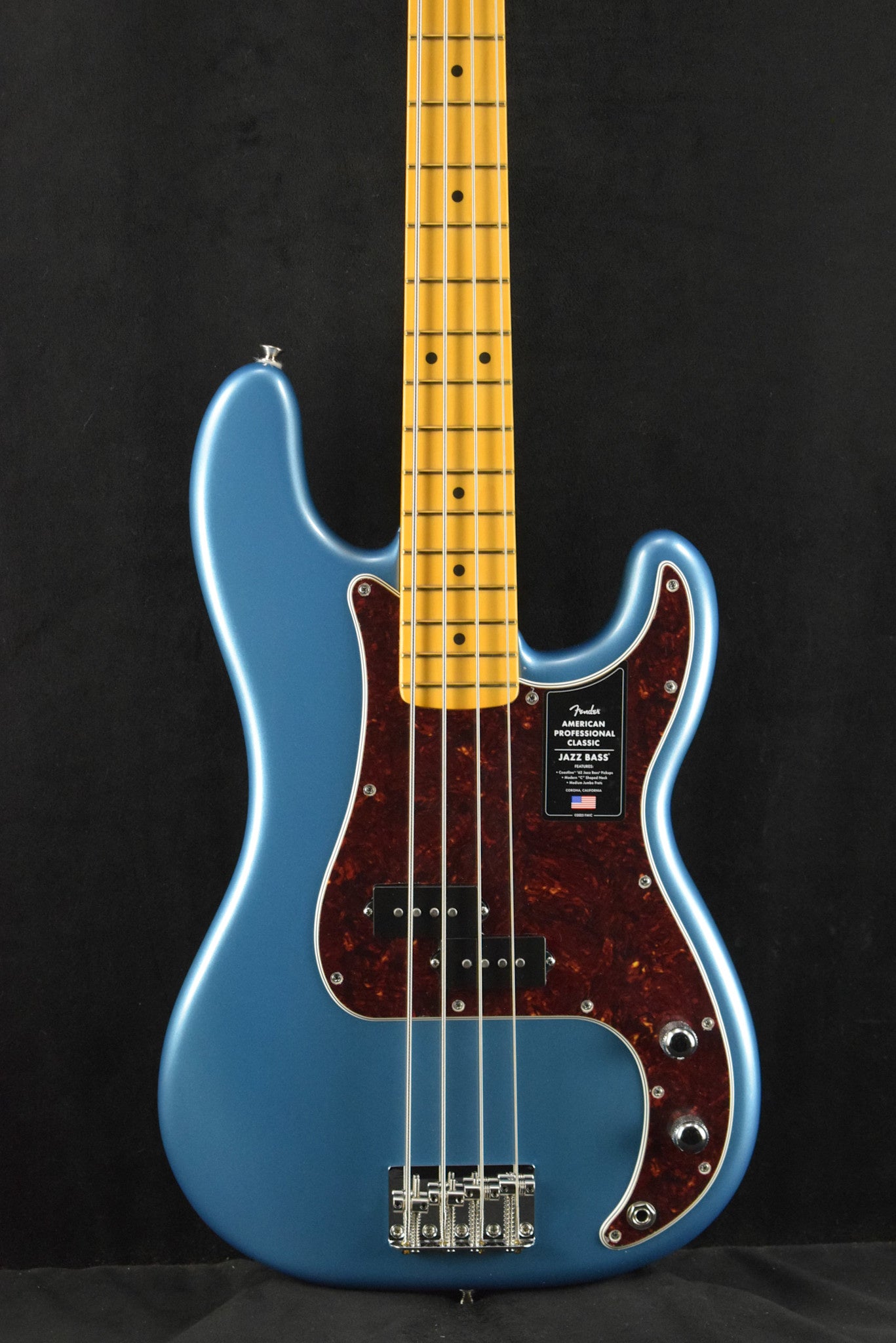 Fender American Professional Classic Precision Bass Faded Lake Placid Blue Maple Fingerboard