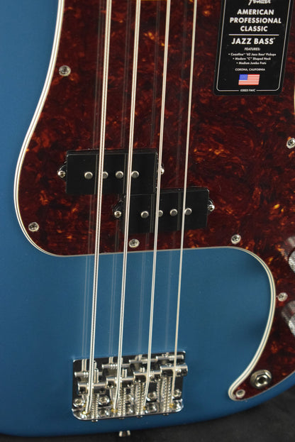 Fender American Professional Classic Precision Bass Faded Lake Placid Blue Maple Fingerboard