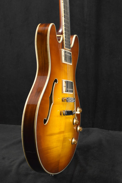 Eastman T186MX-GB All Solid Carved Series Thinline Goldburst