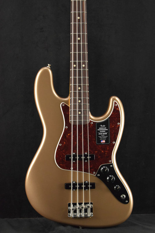 Fender American Professional Classic Jazz Bass Faded Firemist Gold Rosewood Fingerboard