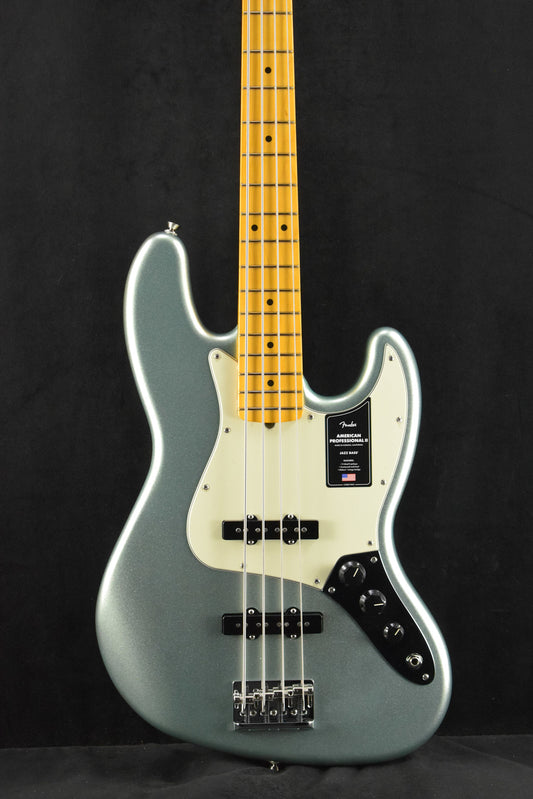 Fender American Professional II Jazz Bass Mystic Surf Green Maple Fingerboard