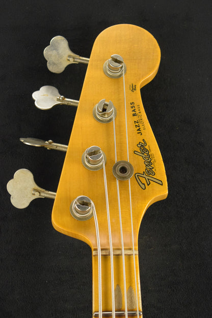 Fender Limited Edition P-Jazz Bass Relic Aged White Blonde 1-Piece Quartersawn Maple Neck Fingerboard