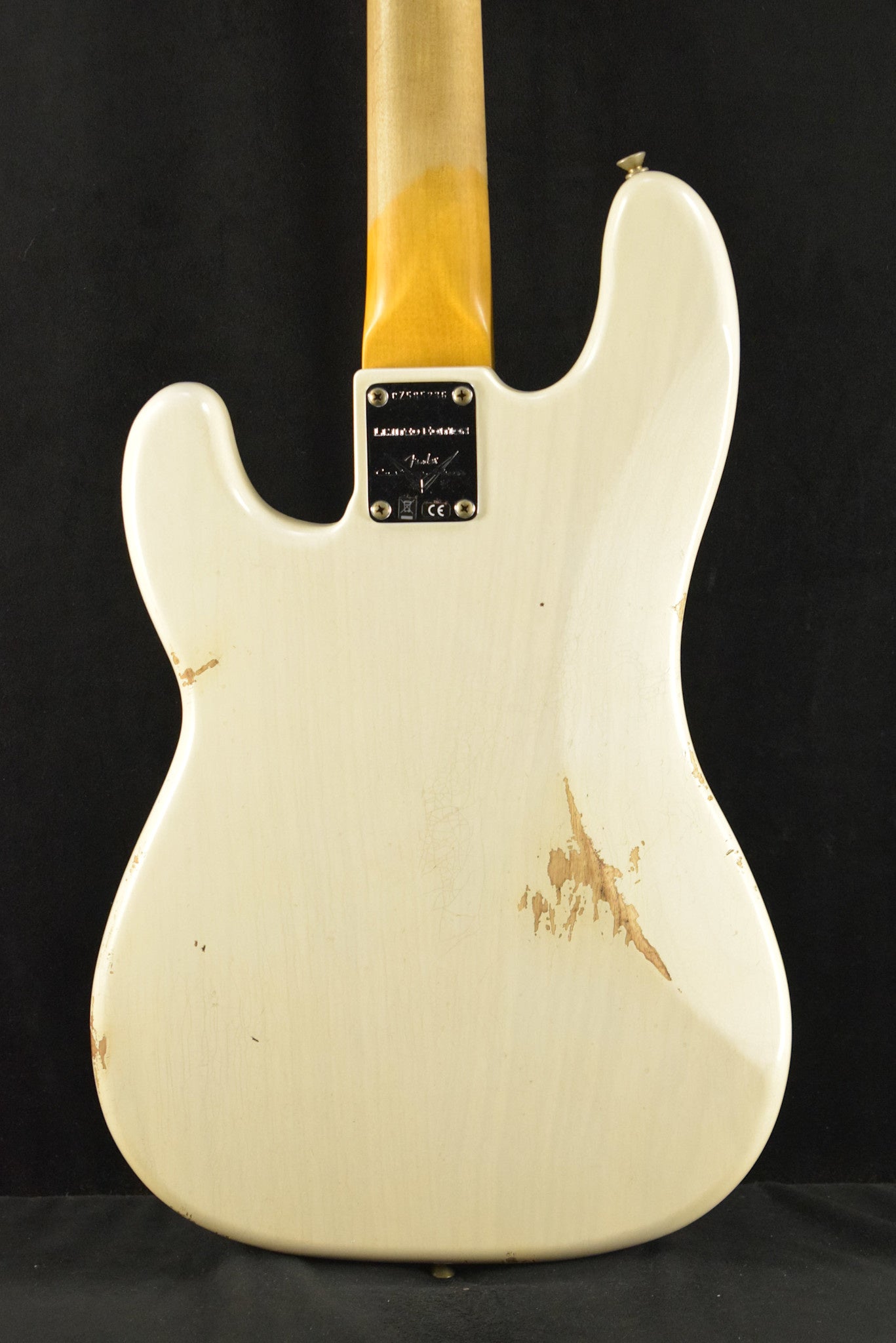 Fender Limited Edition P-Jazz Bass Relic Aged White Blonde 1-Piece Quartersawn Maple Neck Fingerboard