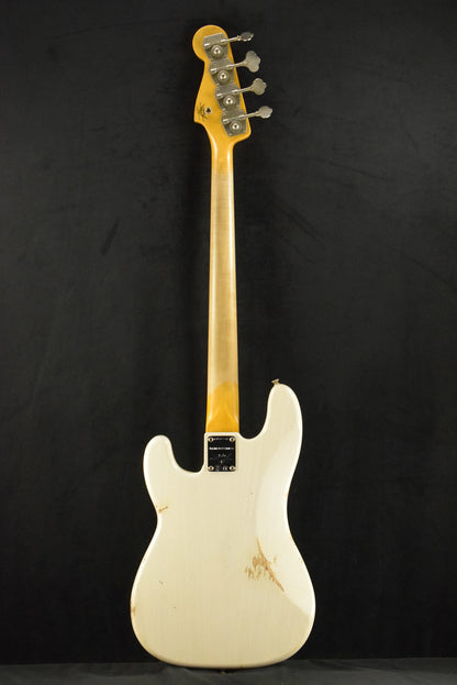 Fender Limited Edition P-Jazz Bass Relic Aged White Blonde 1-Piece Quartersawn Maple Neck Fingerboard