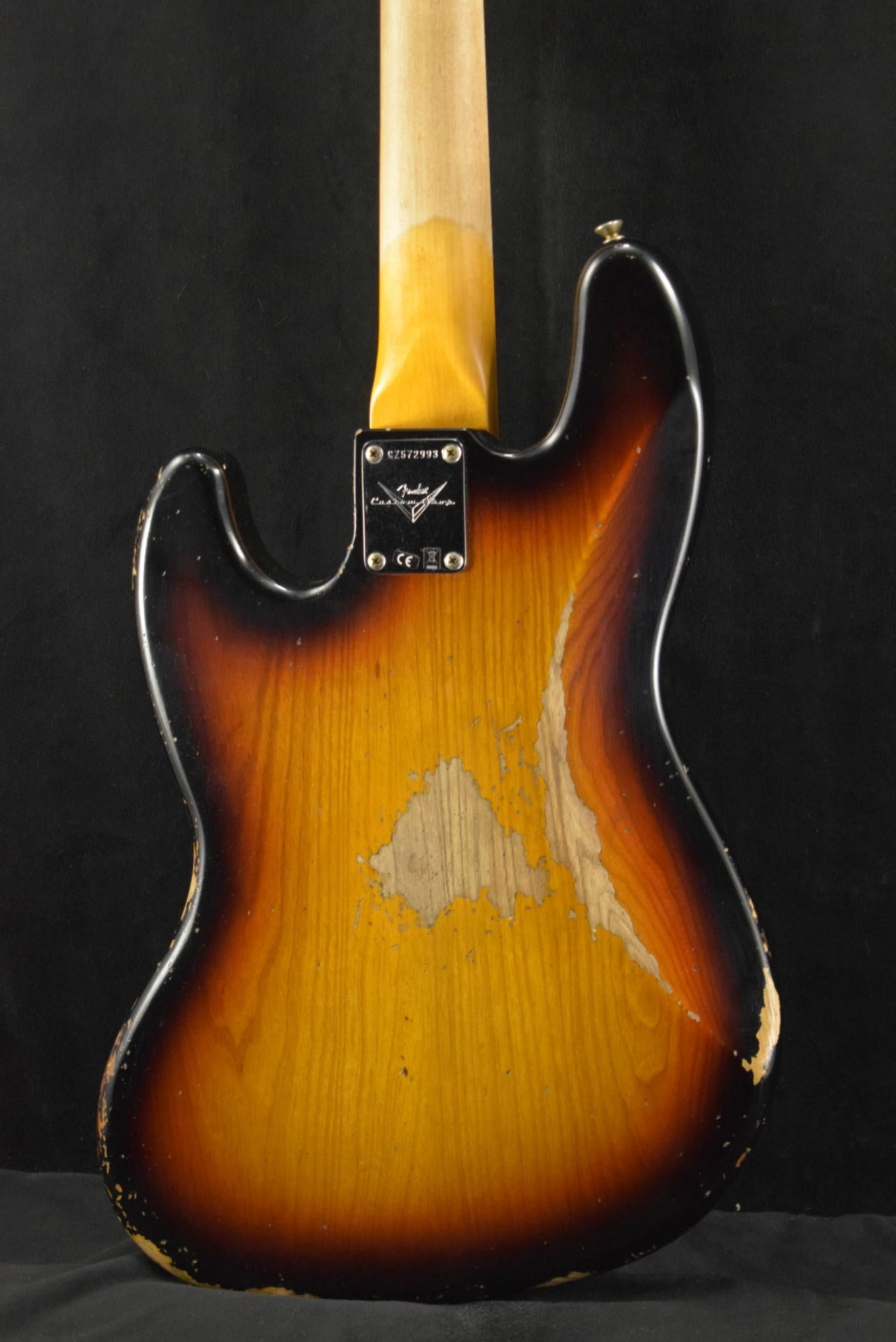 Fender 1961 Jazz Bass Heavy Relic 3-Color Sunburst 3A Rosewood Fingerboard