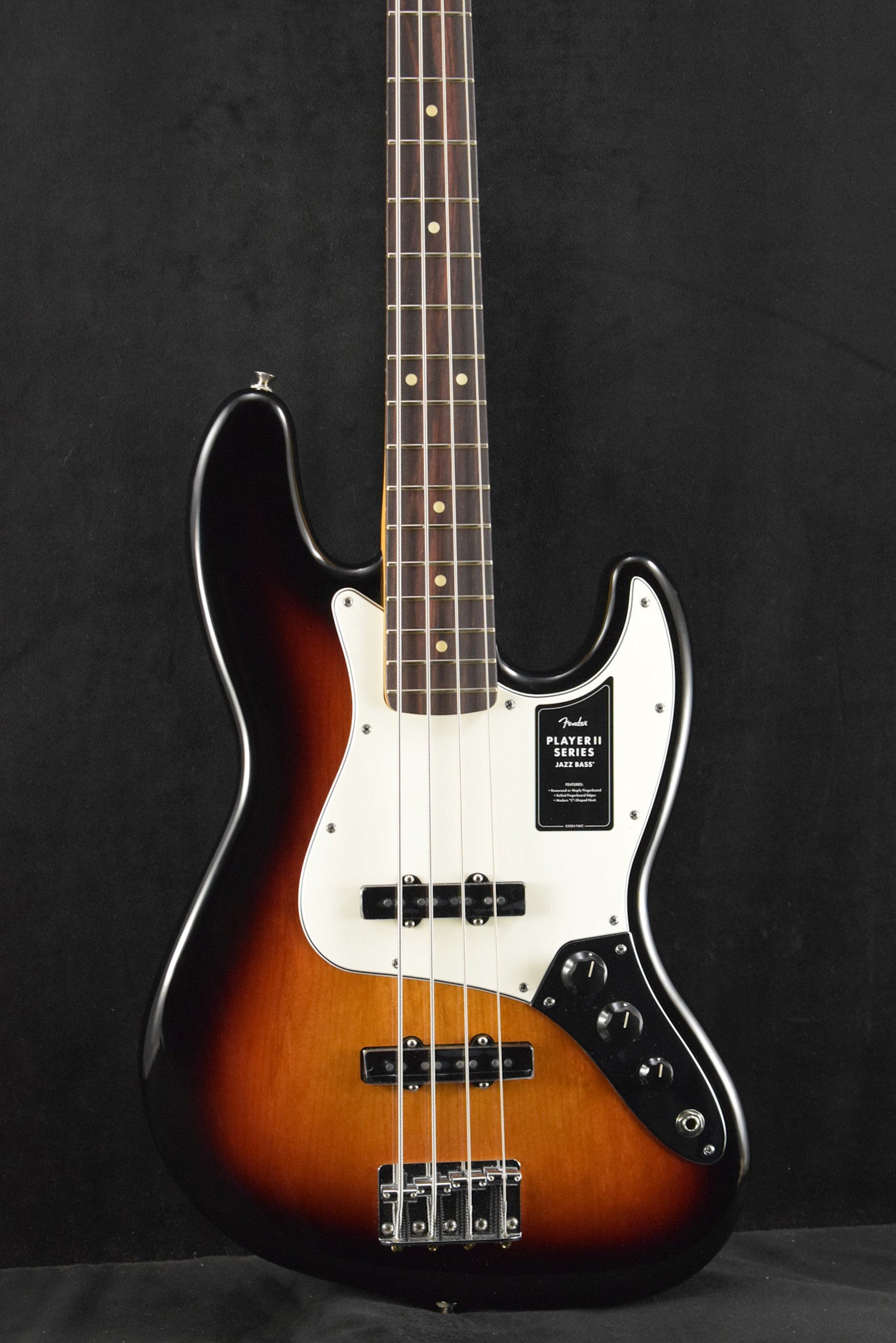 Fender Player II Jazz Bass 3-Color Sunburst Rosewood Fingerboard