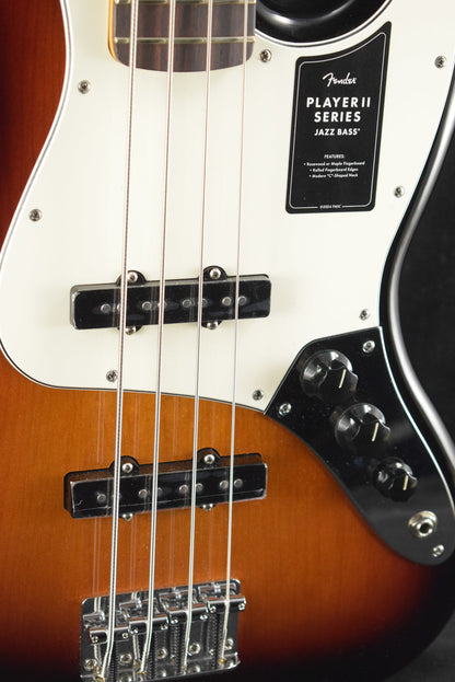 Fender Player II Jazz Bass 3-Color Sunburst Rosewood Fingerboard