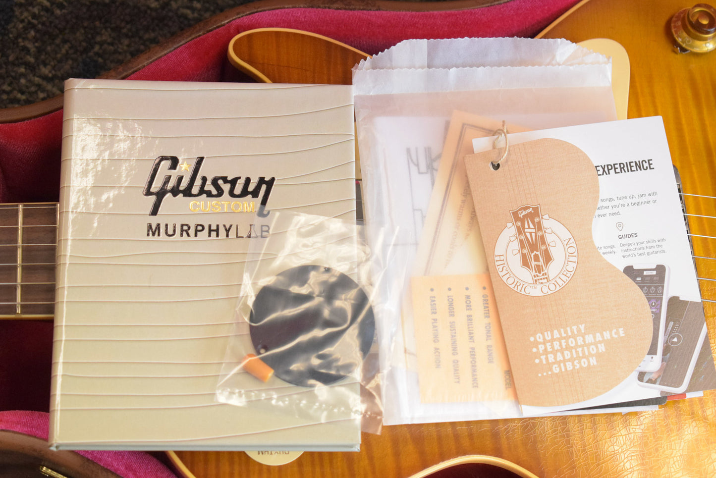 Gibson Murphy Lab 1959 Les Paul Standard Golden Poppy Ultra Light Aged Fuller's Exclusive