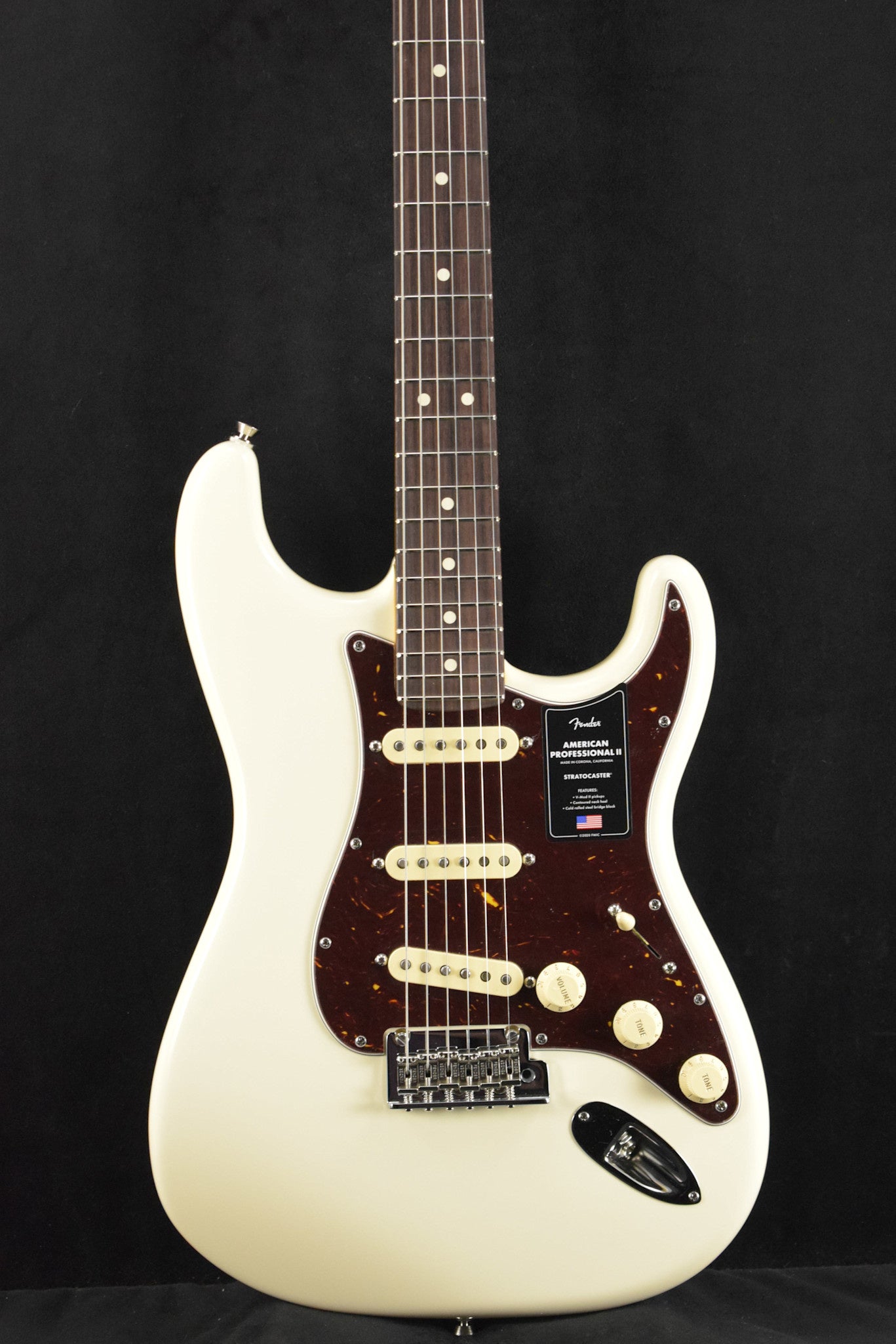 Fender American Professional II Stratocaster Olympic White Rosewood Fingerboard