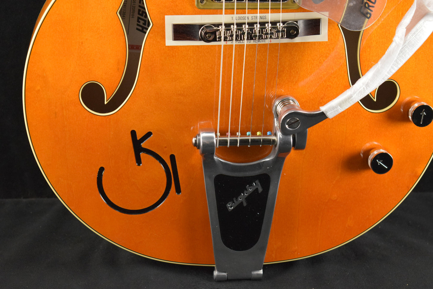 Gretsch G6120RHH Reverand Horton Heat Orange Stain Lacquer