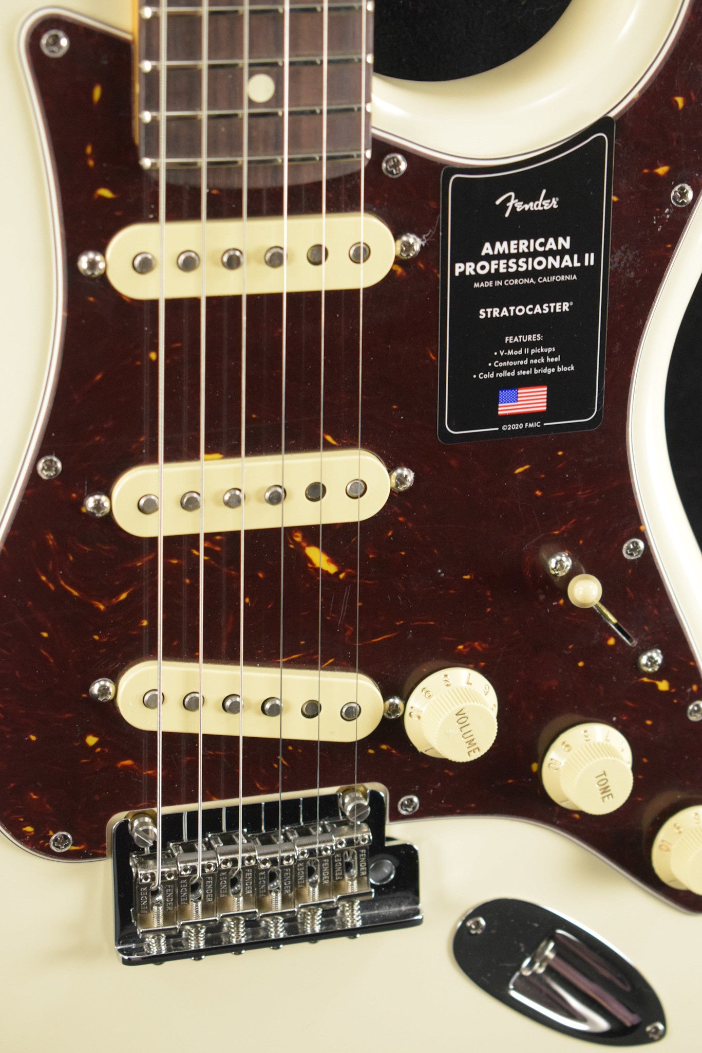 Fender American Professional II Stratocaster Olympic White Rosewood Fingerboard