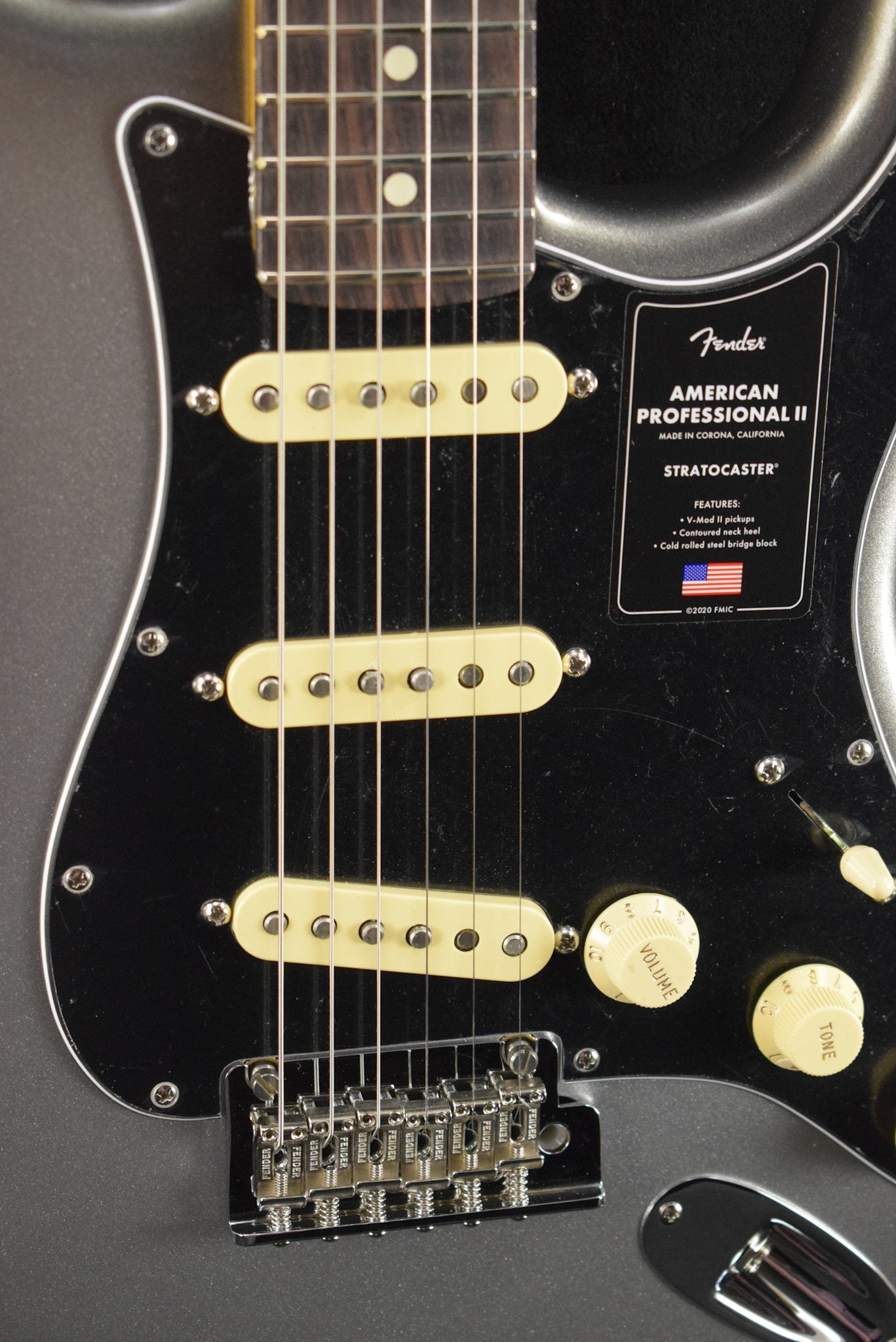 Fender American Professional II Stratocaster Mercury Rosewood Fingerboard