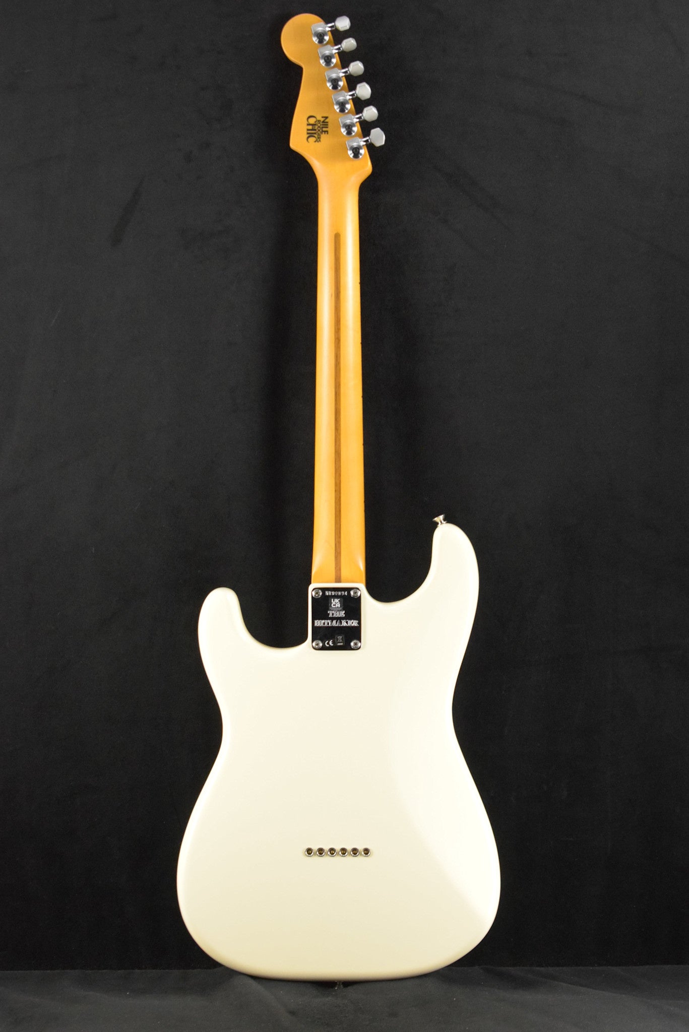 Fender Nile Rodgers Hitmaker Stratocaster Olympic White Maple Fingerboard