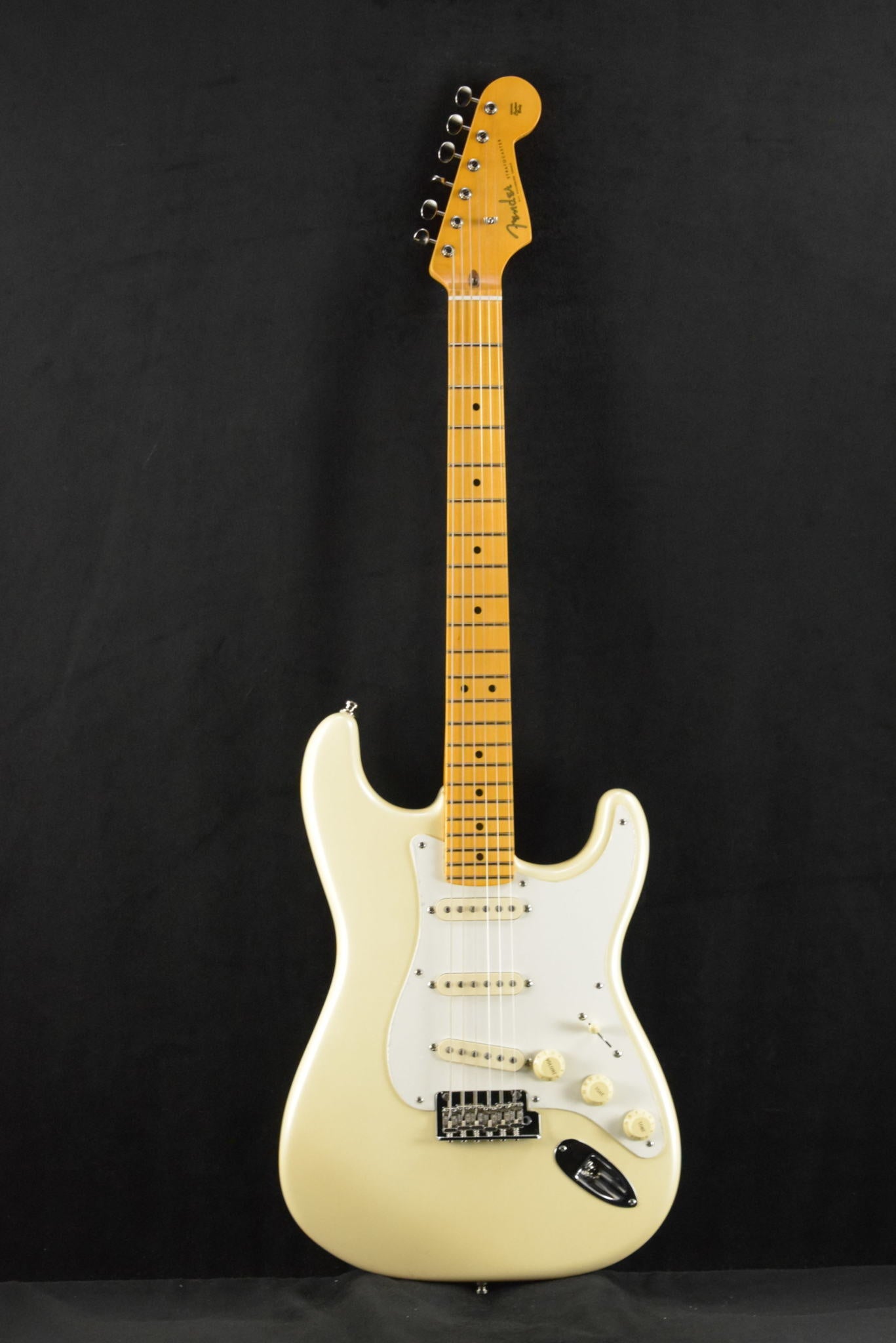 Fender Lincoln Brewster Stratocaster Olympic Pearl Maple Fingerboard