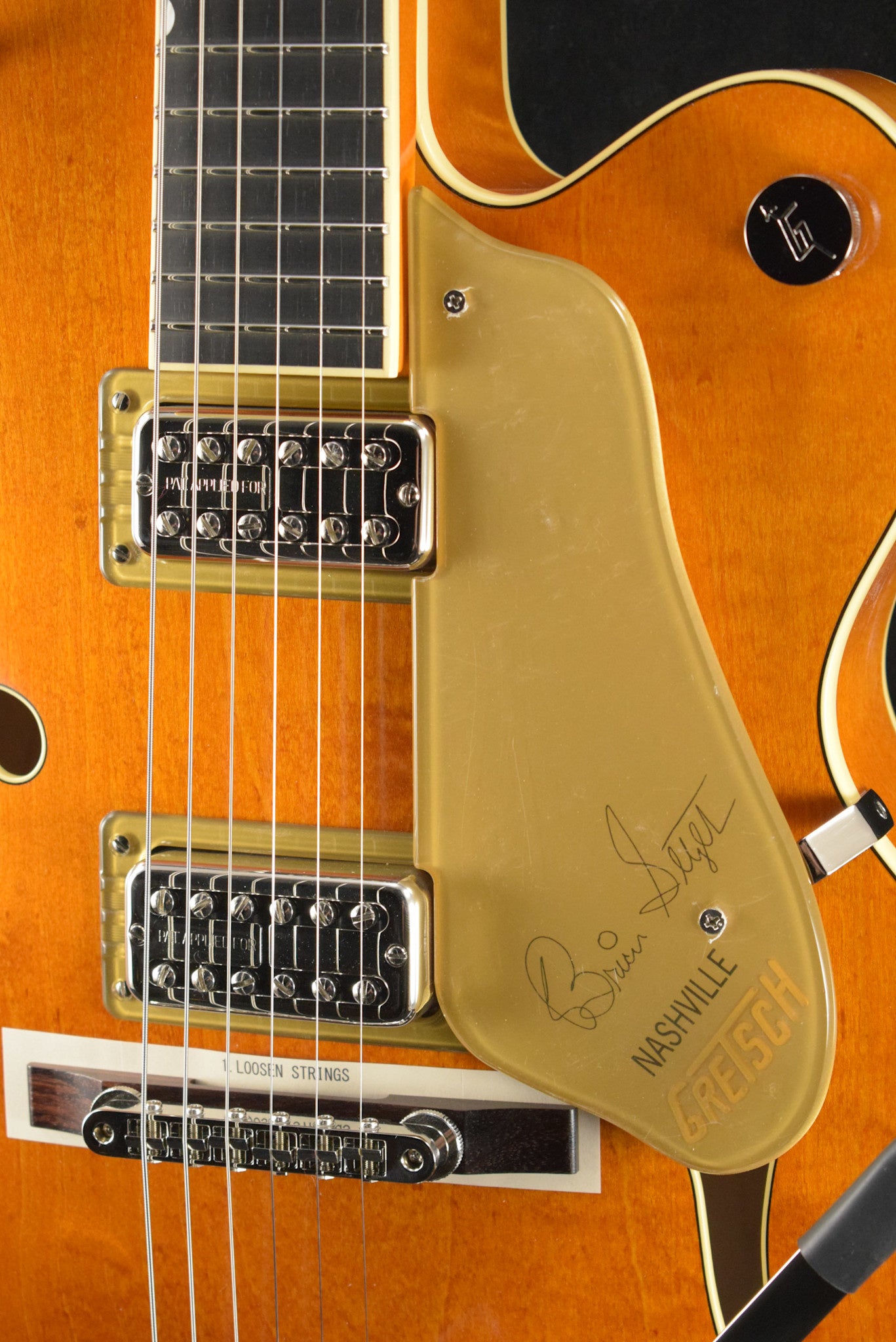 Gretsch G6120T-BSSMK Brian Setzer Signature Nashville '59 "Smoke" Orange