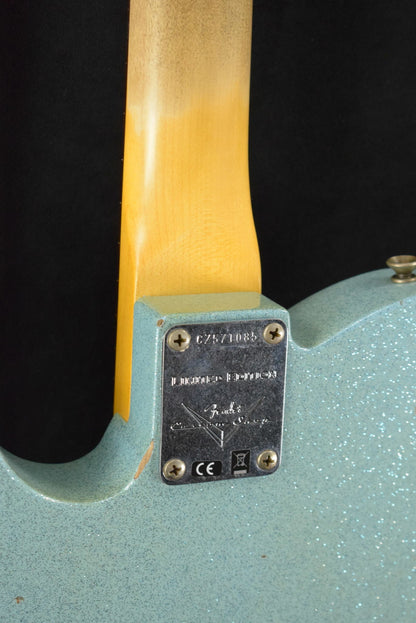 Fender Custom Shop Limited Ed '61 Telecaster - Relic Aged Daphne Blue Sparkle
