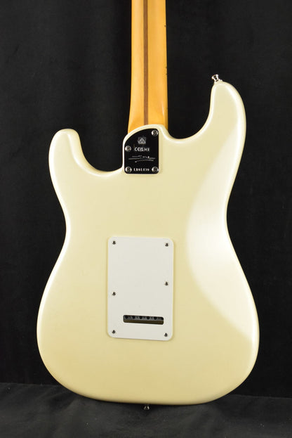 Fender Lincoln Brewster Stratocaster Olympic Pearl Maple Fingerboard