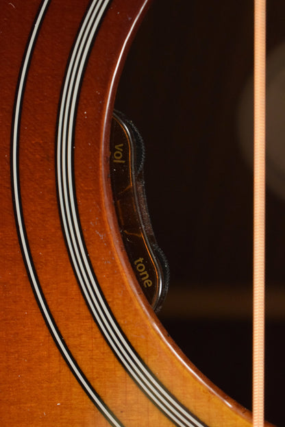 Gibson Hummingbird Standard Rosewood EC Electric Cutaway Rosewood Burst