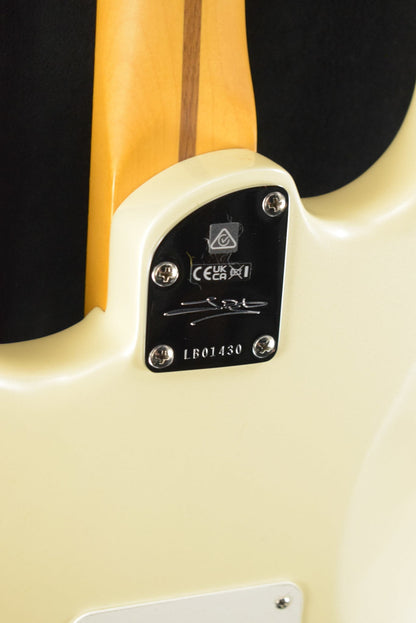 Fender Lincoln Brewster Stratocaster Olympic Pearl Maple Fingerboard