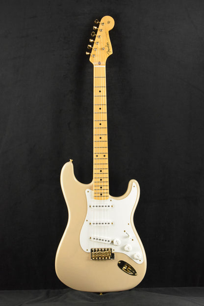 Fender 1955 Stratocaster DLX Closet Classic with Gold Hardware - Faded Aged Dirty White Blonde