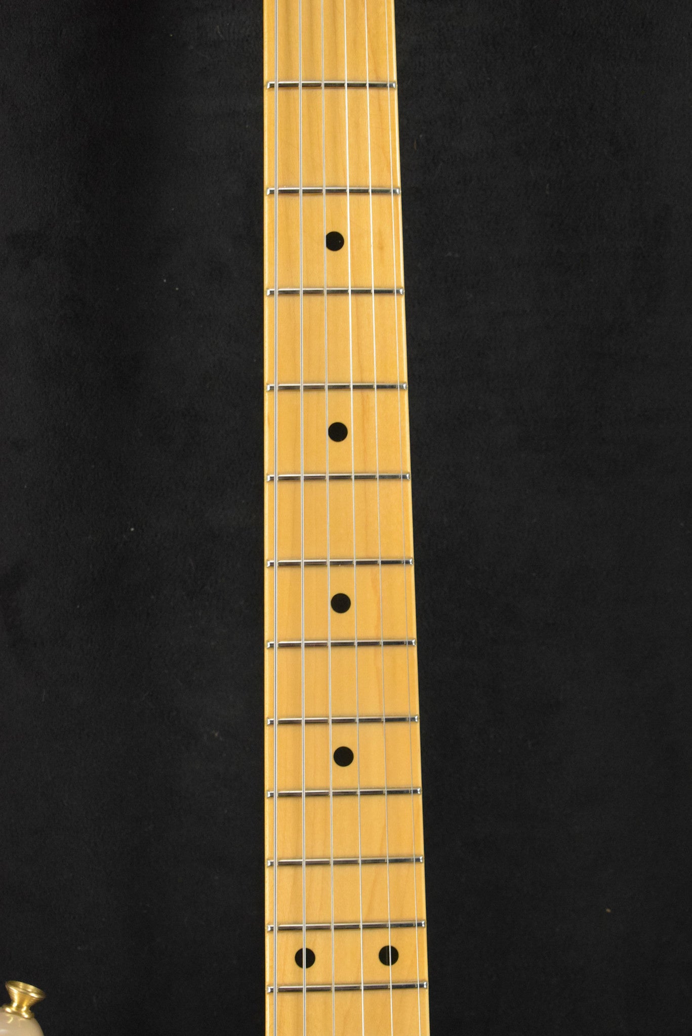 Fender 1955 Stratocaster DLX Closet Classic with Gold Hardware - Faded Aged Dirty White Blonde