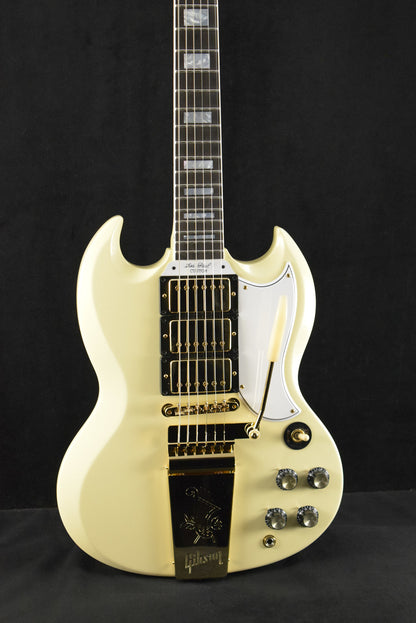 Gibson Custom Shop 1963 Les Paul SG Custom Reissue with Maestro Vibrola Classic White