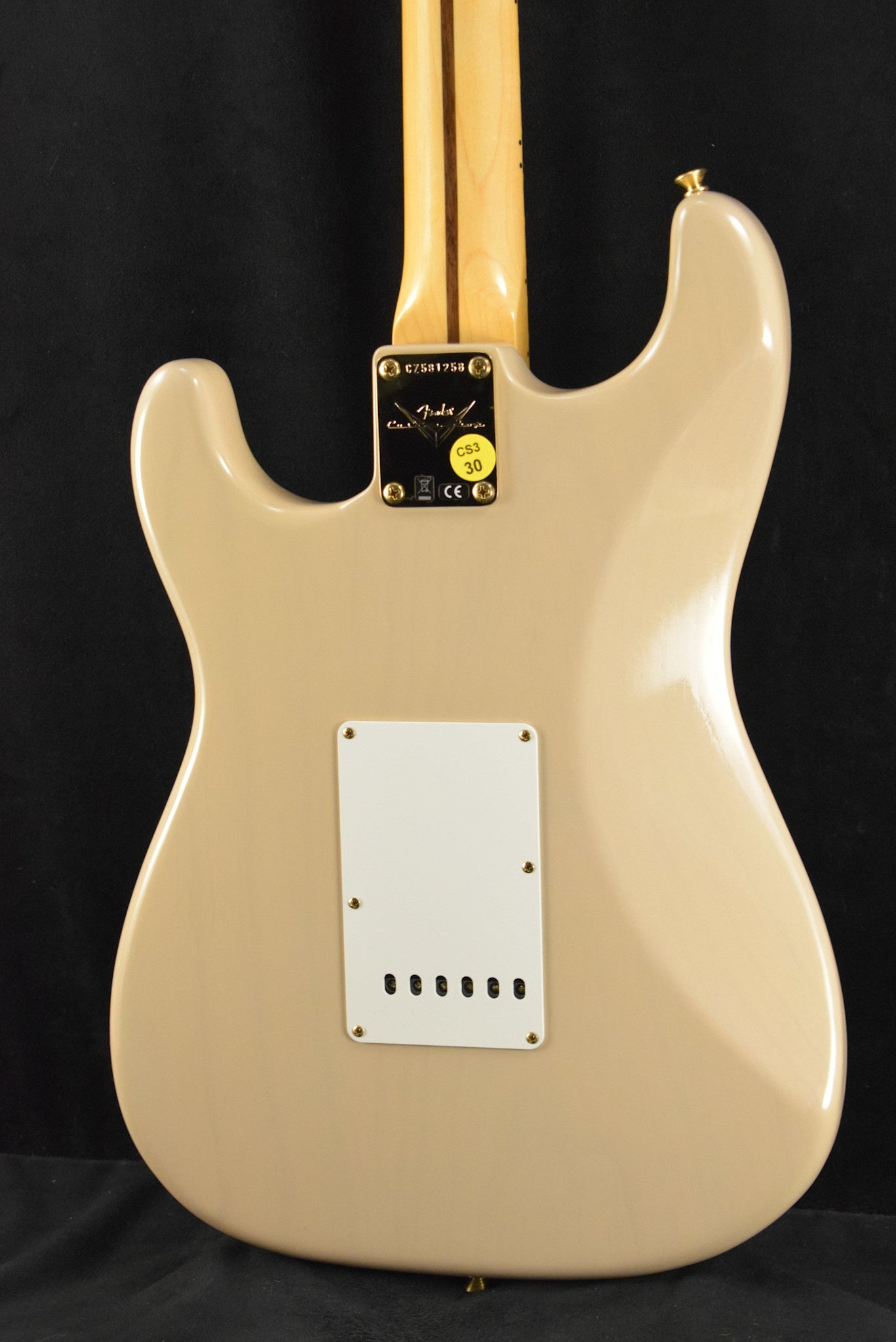 Fender 1955 Stratocaster DLX Closet Classic with Gold Hardware - Faded Aged Dirty White Blonde