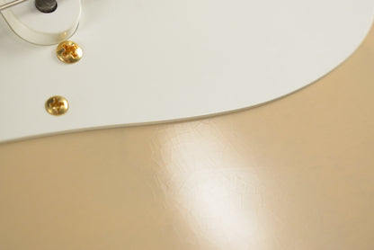 Fender 1955 Stratocaster DLX Closet Classic with Gold Hardware - Faded Aged Dirty White Blonde