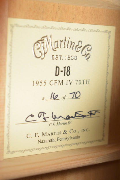 Martin D-18 1955 CFM IV 70th Anniversary