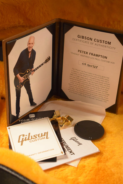 Gibson Custom Shop Peter Frampton "Phenix" Inspired Les Paul Custom Ebony