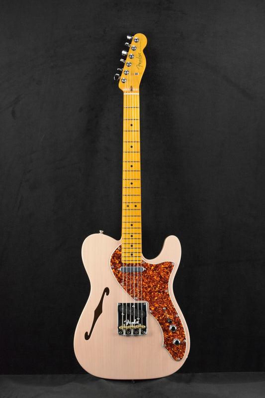 Fender American Professional II Telecaster Thinline Transparent Shell Pink Maple Fingerboard