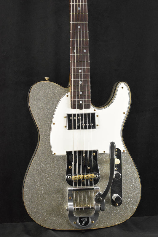 Fender Limited Edition CuNiFe Telecaster Custom Journeyman Relic Aged Silver Sparkle 3A Rosewood Fingerboard