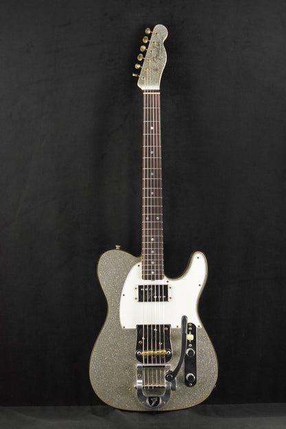 Fender Limited Edition CuNiFe Telecaster Custom Journeyman Relic Aged Silver Sparkle 3A Rosewood Fingerboard