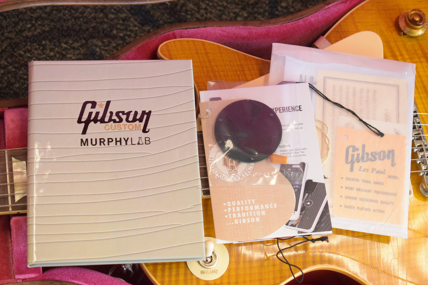 Gibson Murphy Lab 1959 Les Paul Standard Lemon Burst Ultra Light Aged Fuller's Exclusive