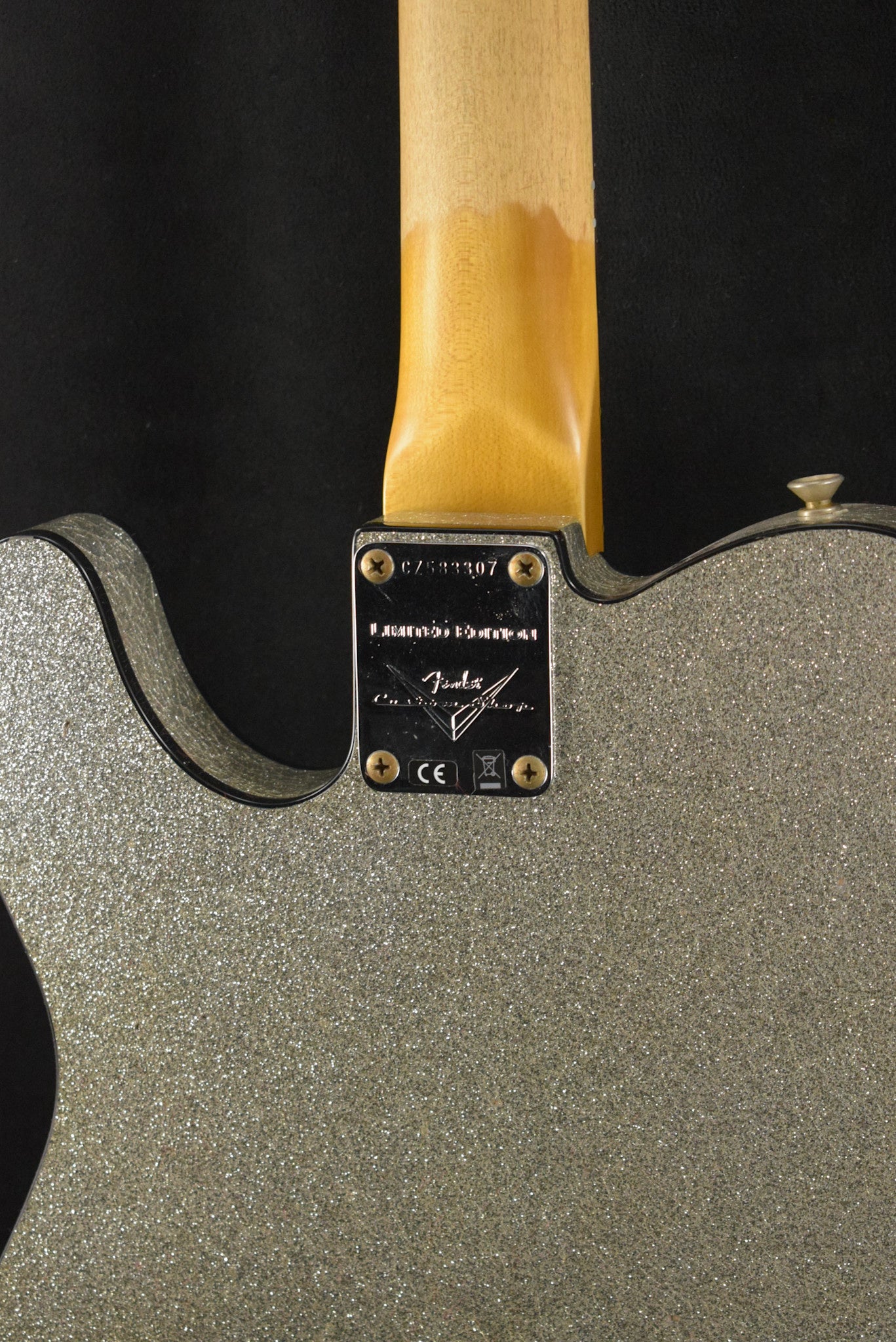 Fender Limited Edition CuNiFe Telecaster Custom Journeyman Relic Aged Silver Sparkle 3A Rosewood Fingerboard