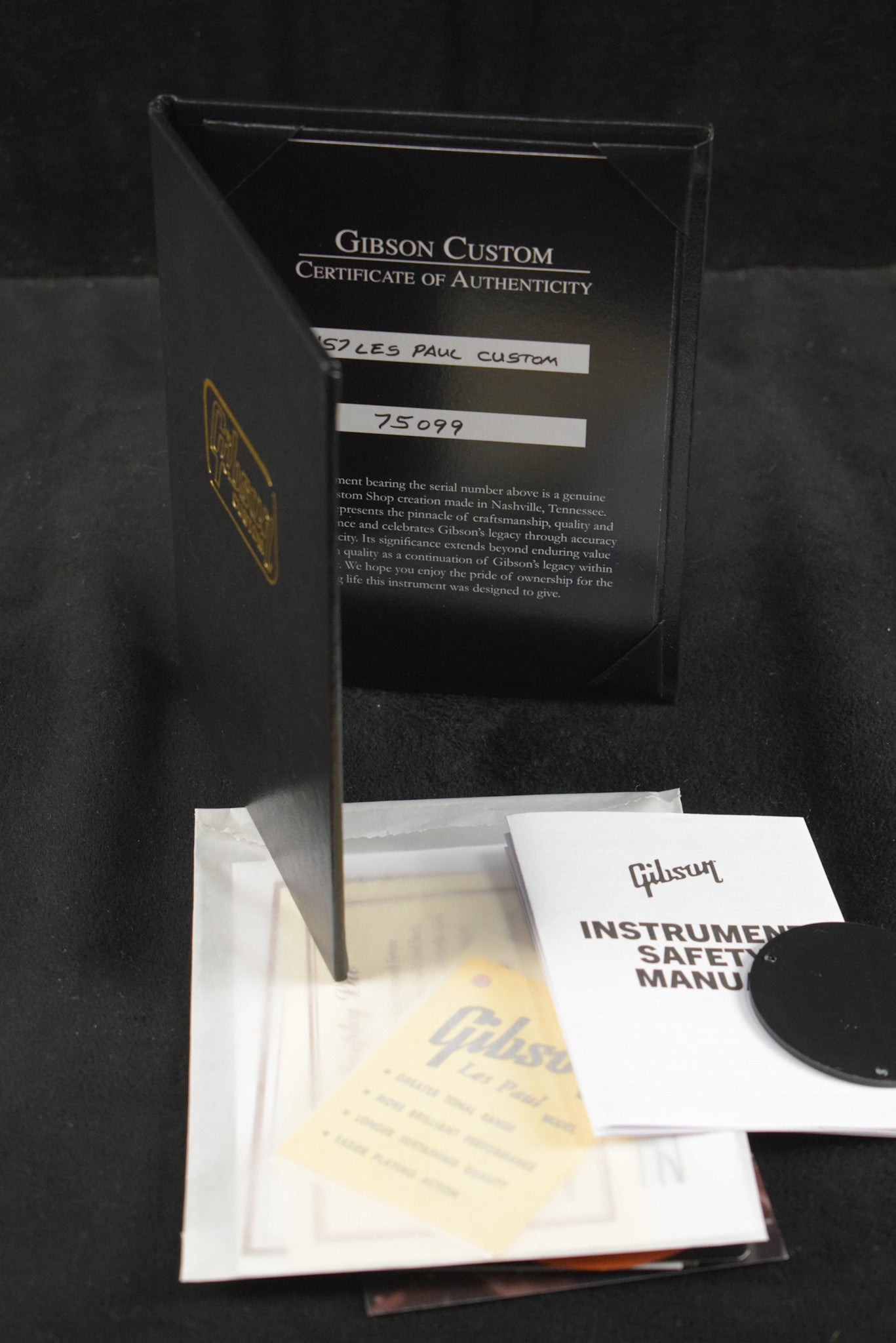 Gibson Custom Shop 1957 Les Paul Custom Reissue Ebony 2-Pickup