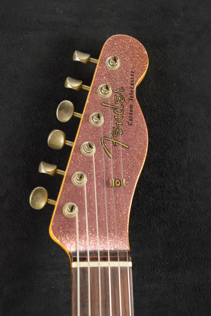 Fender Limited Edition CuNiFe Tele Custom Journeyman Relic - Aged Champagne Sparkle