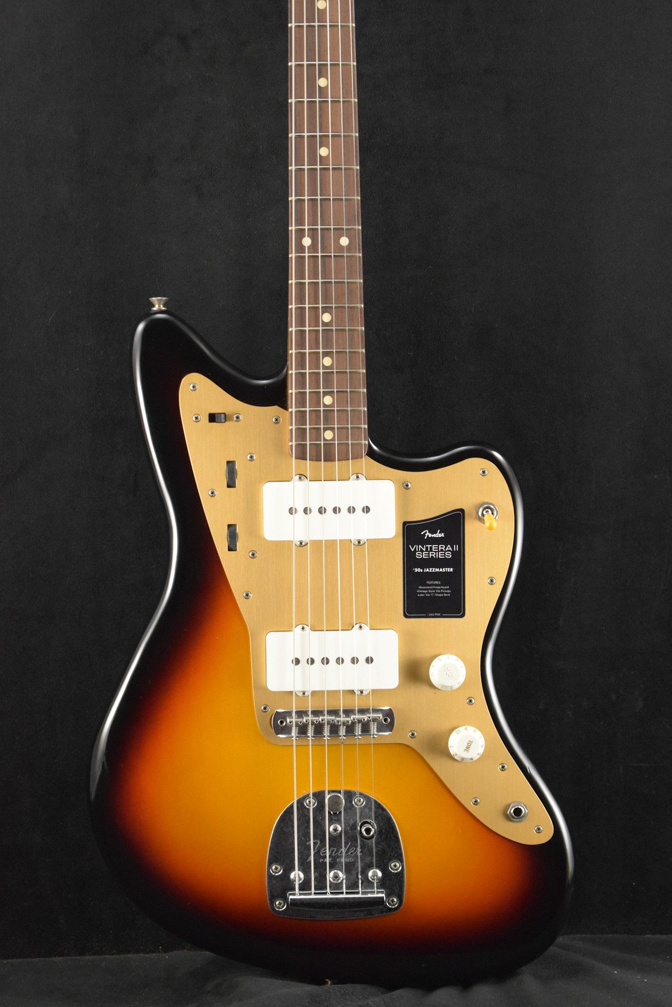 Fender Limited Edition Vintera II Road Worn '50s Jazzmaster 3-Color Sunburst Rosewood Fingerboard