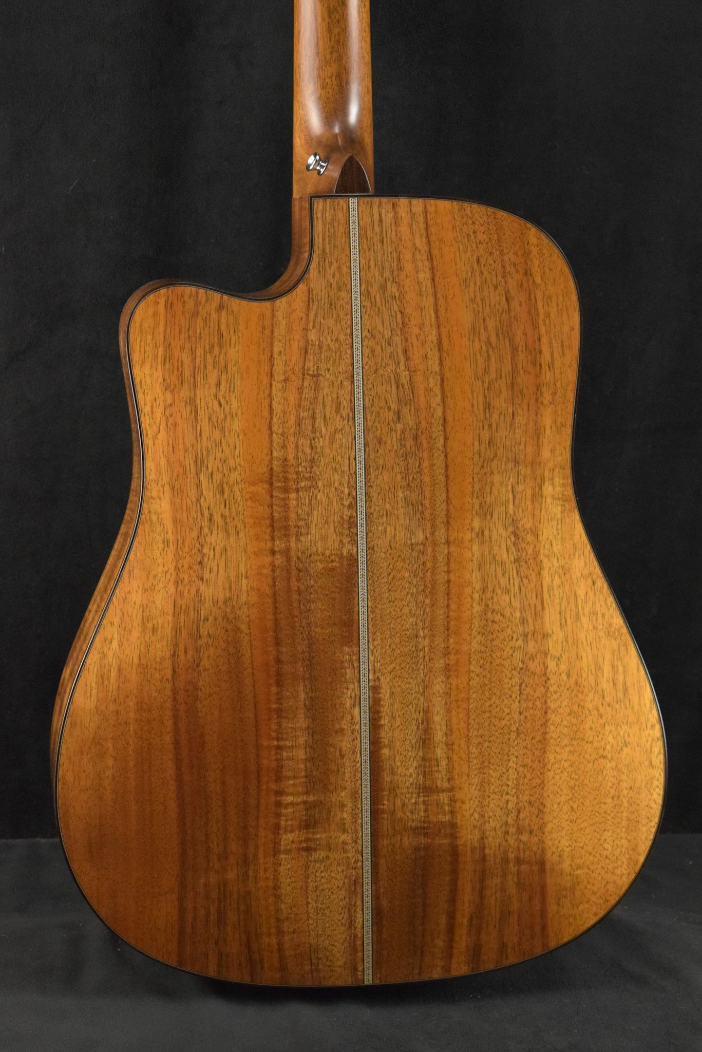 Martin Custom Shop Dreadnought Acoustic-Electric Cutaway Flamed Koa/Sitka Spruce Natural Gloss