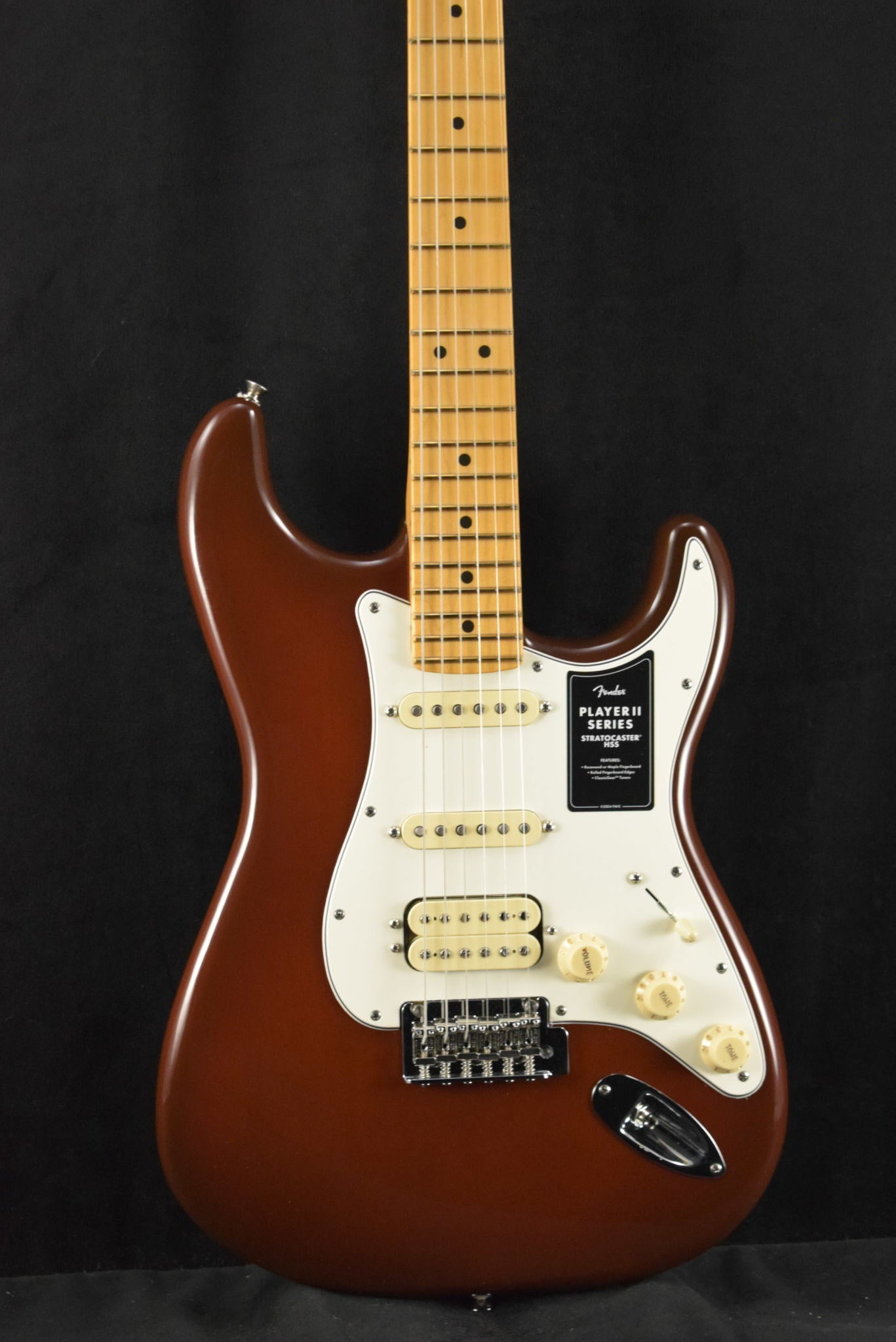 Fender Player II Stratocaster HSS Transparent Mocha Burst Maple Fingerboard