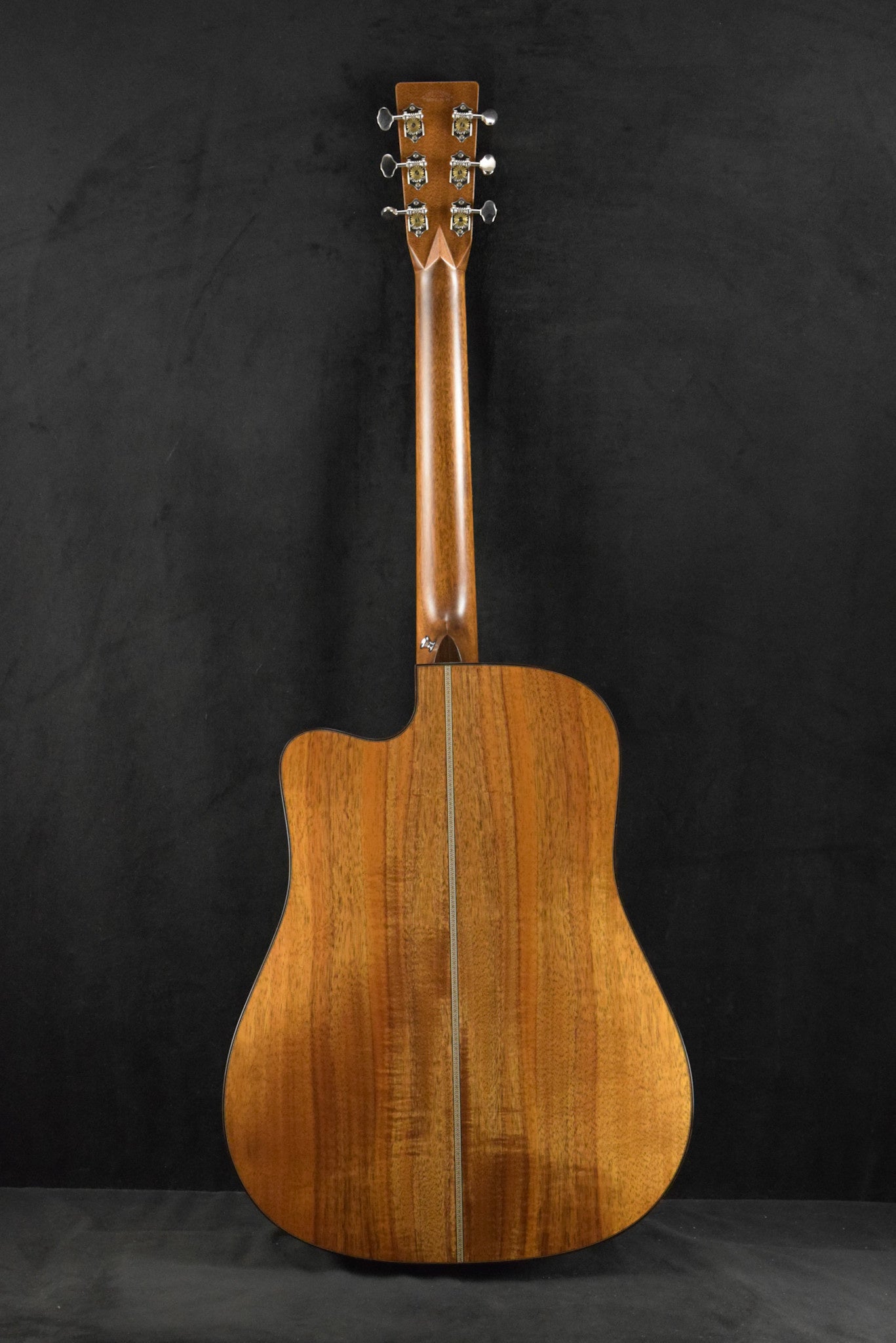 Martin Custom Shop Dreadnought Acoustic-Electric Cutaway Flamed Koa/Sitka Spruce Natural Gloss