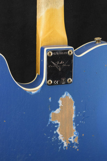 Fender 2023 Collection Time Machine 1965 Telecaster Custom – Heavy Relic Aged Lake Placid Blue