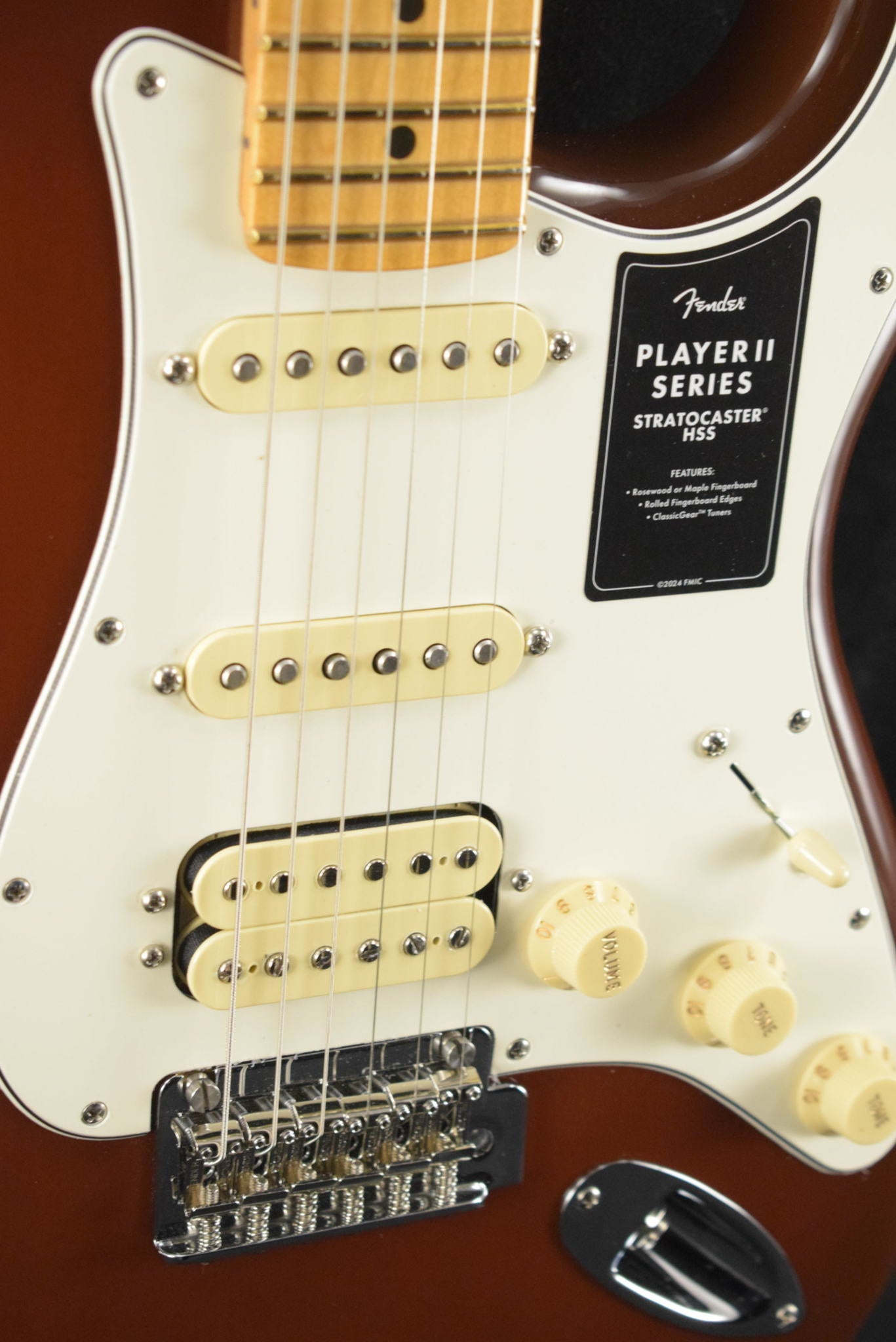 Fender Player II Stratocaster HSS Transparent Mocha Burst Maple Fingerboard