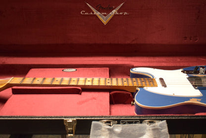 Fender 2023 Collection Time Machine 1965 Telecaster Custom – Heavy Relic Aged Lake Placid Blue