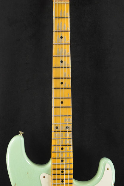 Fender 1957 Stratocaster Heavy Relic Aged Surf Green 1-Piece Rift Sawn Maple Neck Fingerboard