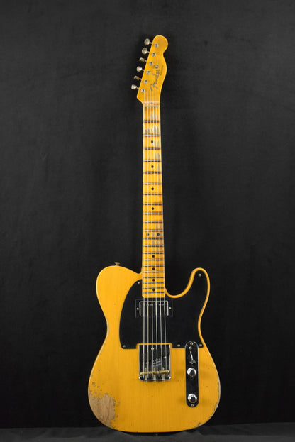 Fender Limited Edition HS Blackguard Tele Heavy Relic - Aged Butterscotch Blonde