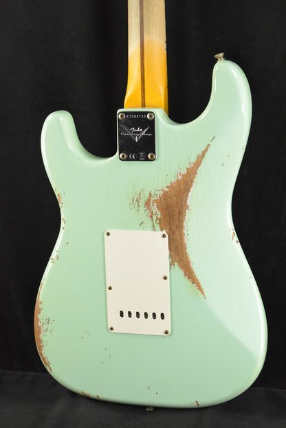 Fender 1957 Stratocaster Heavy Relic Aged Surf Green 1-Piece Rift Sawn Maple Neck Fingerboard