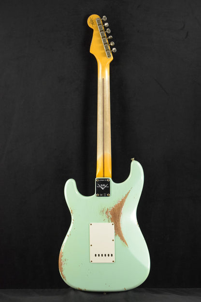 Fender 1957 Stratocaster Heavy Relic Aged Surf Green 1-Piece Rift Sawn Maple Neck Fingerboard