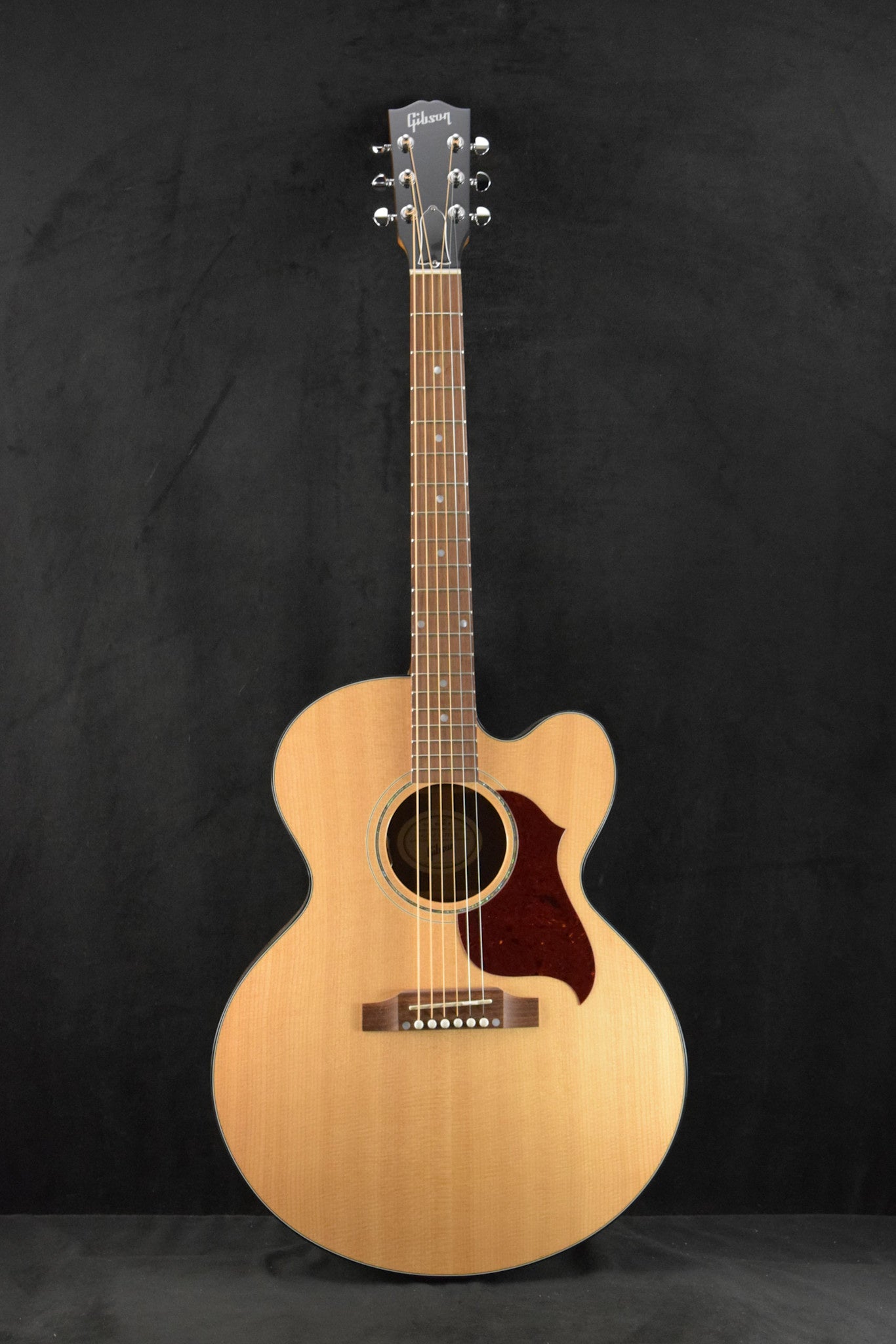 Gibson J-185 EC Modern Acoustic-Electric Cutaway Walnut Antique Natural